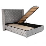 Lit Clouté capitonné avec COFFRE inclus