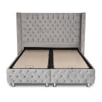 Lit Clouté capitonné avec COFFRE inclus – Image 2