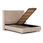 Lit Clouté capitonné avec COFFRE inclus – Image 4