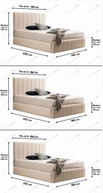 CADRE DE LIT POLO ( AVEC SOMMIER ) – Image 4