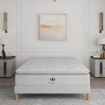 ENSEMBLE SUPRÊME GEORGE V SOMMIER + MATELAS 160X200X30CM