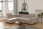 Canapé d'Angle Convertible Tony Beige