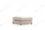 Canapé Julia Modulable en Velours Blanc Cassé 3+1 avec Pouf – Élégance et Confort Personnalisables – Image 9