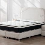 Lit Coffre Jade Chenille Blanc Cassé