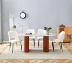 Table À Manger Roxy Pied Noisette – Image 2