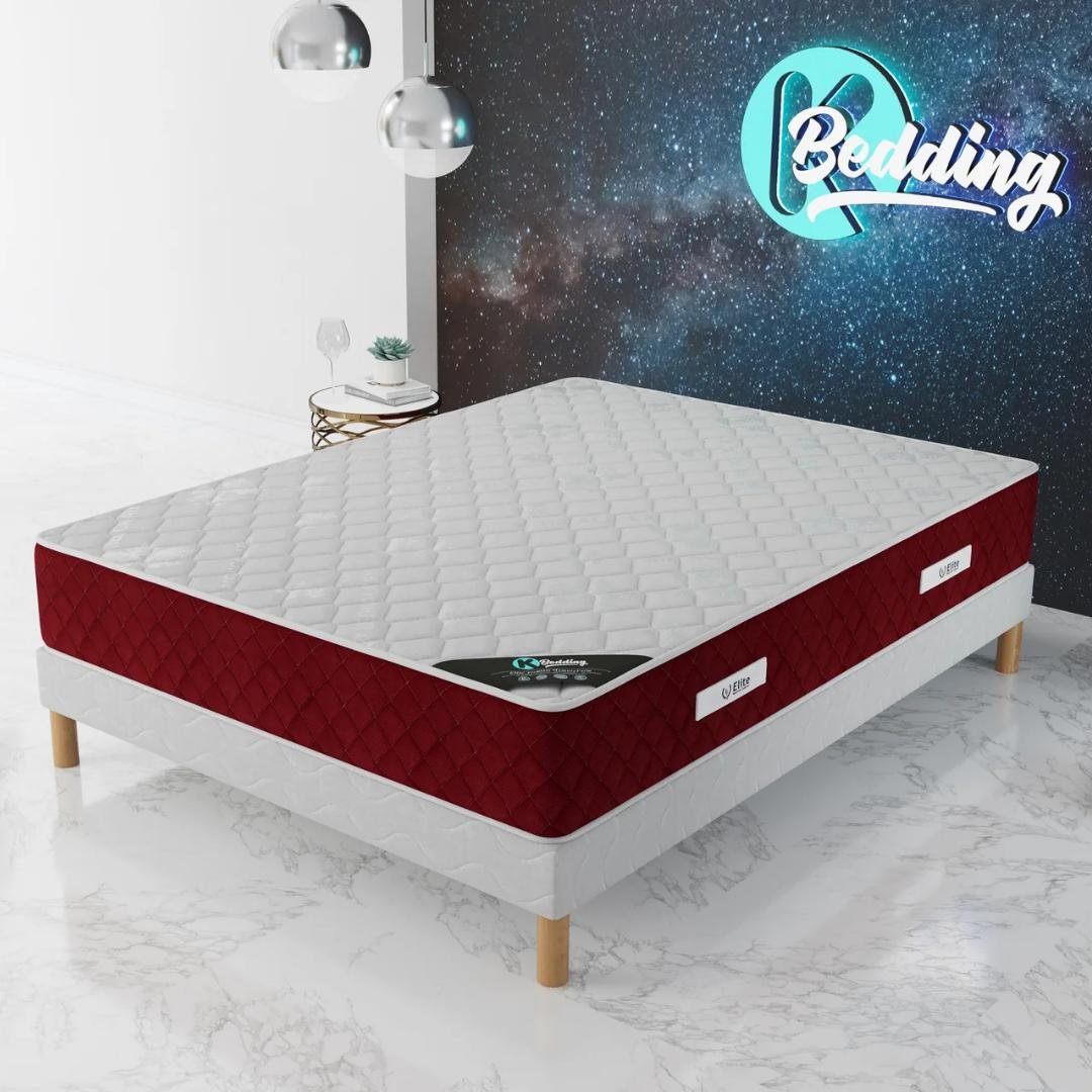 2025/10/1000196305.jpg ENSEMBLE ROSSO SOMMIER + MATELAS 140X200X25CM – Image 1