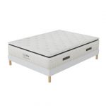 ENSEMBLE CACHEMIRE RESSORT HYBRID SOMMIER + MATELAS 140X200X28CM – Image 2