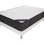 ENSEMBLE GISELA EXTRA FERME SOMMIER + MATELAS 140X200X30CM
