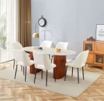 Table À Manger Roxy Pied Noisette