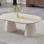 Table Basse Iconic Effet Travertin