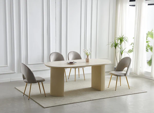 9D0F8924-ABDD-4595-AD73-0EB967E53367 Table À Manger Calypso – Image 1