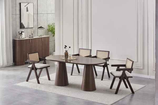 Table À Manger Iconic Bois Noyer