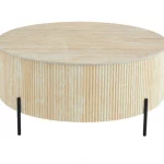 Table Basse Ruby Pied Travertin
