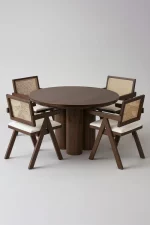 Table À Manger Maya Bois Noyer