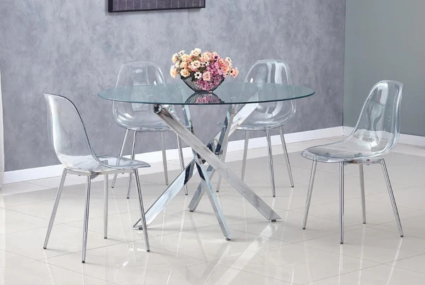 WhatsAppImage2023-09-04a10.12.53_5b60f151-fbcc-4ee1-beff-7993d46eef04 Table à Manger Jenna - Pieds Chrome – Image 1