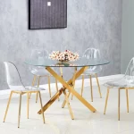 Table à manger Jenna - Pieds Or