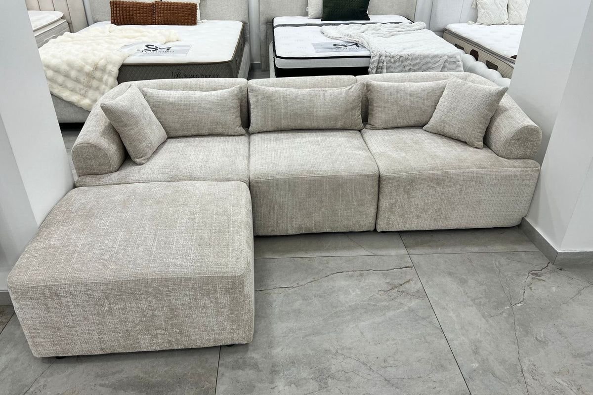 2025/11/1000201199.jpg Canapé Mila Modulable Tissu Marbella Crème – Image 1
