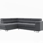 Canapé D'angle Convertible Tony Gris Anthracite