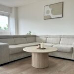 Canapé Karola Convertible Tissu Marbella Crème